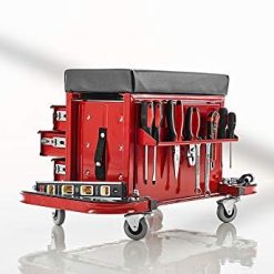 Sharper Image Rolling Toolbox Stool